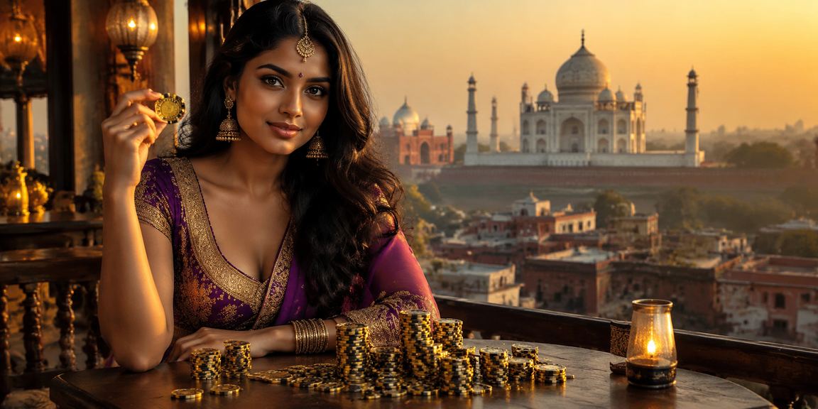 Live casino dealer interacting with players